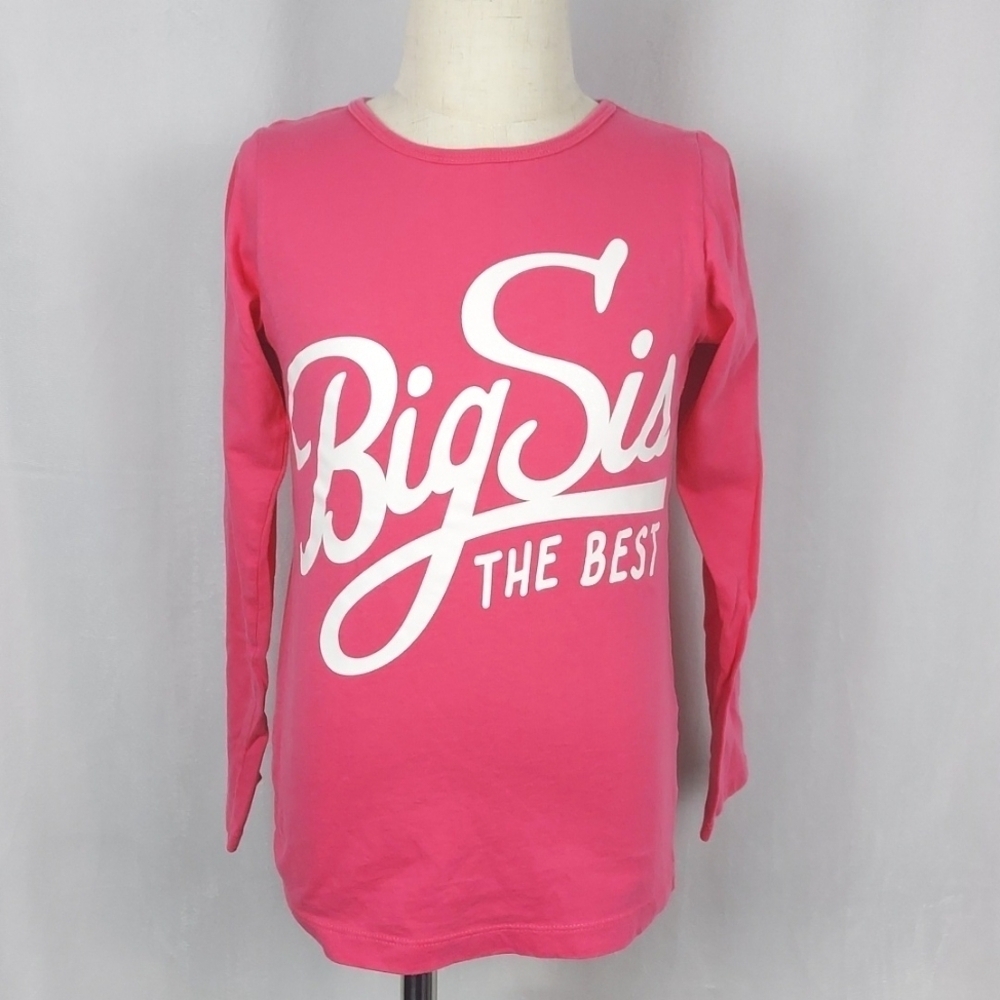 Carter's Big Sis short sleeve tee - pink - size 7